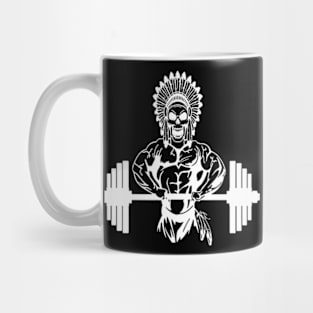 Indian Dumbbells Native American Tribe Muscle Workoutnative American Mug